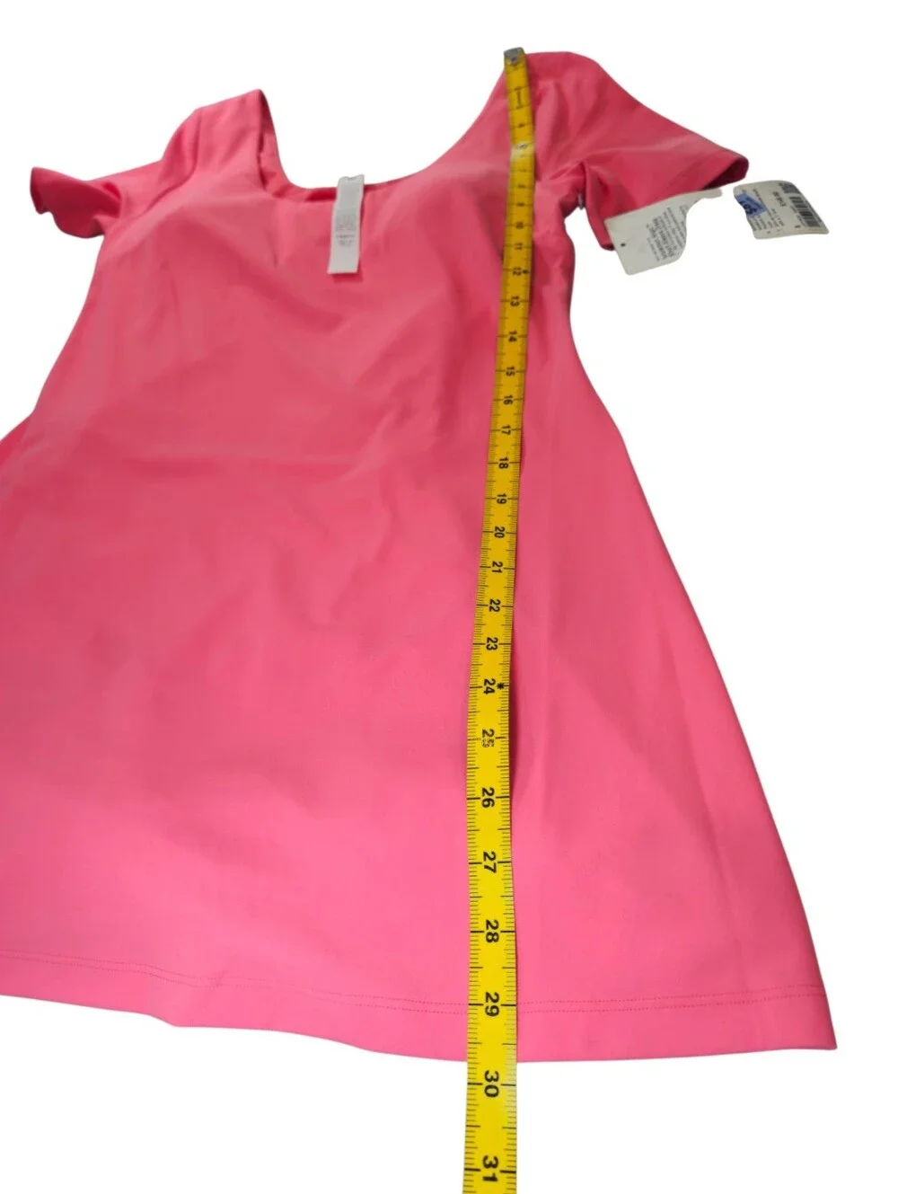 Lululemon Align Short Sleeve Dress Sonic Pink Built In Shorts Size 8 NWT - Picture 7 of 9